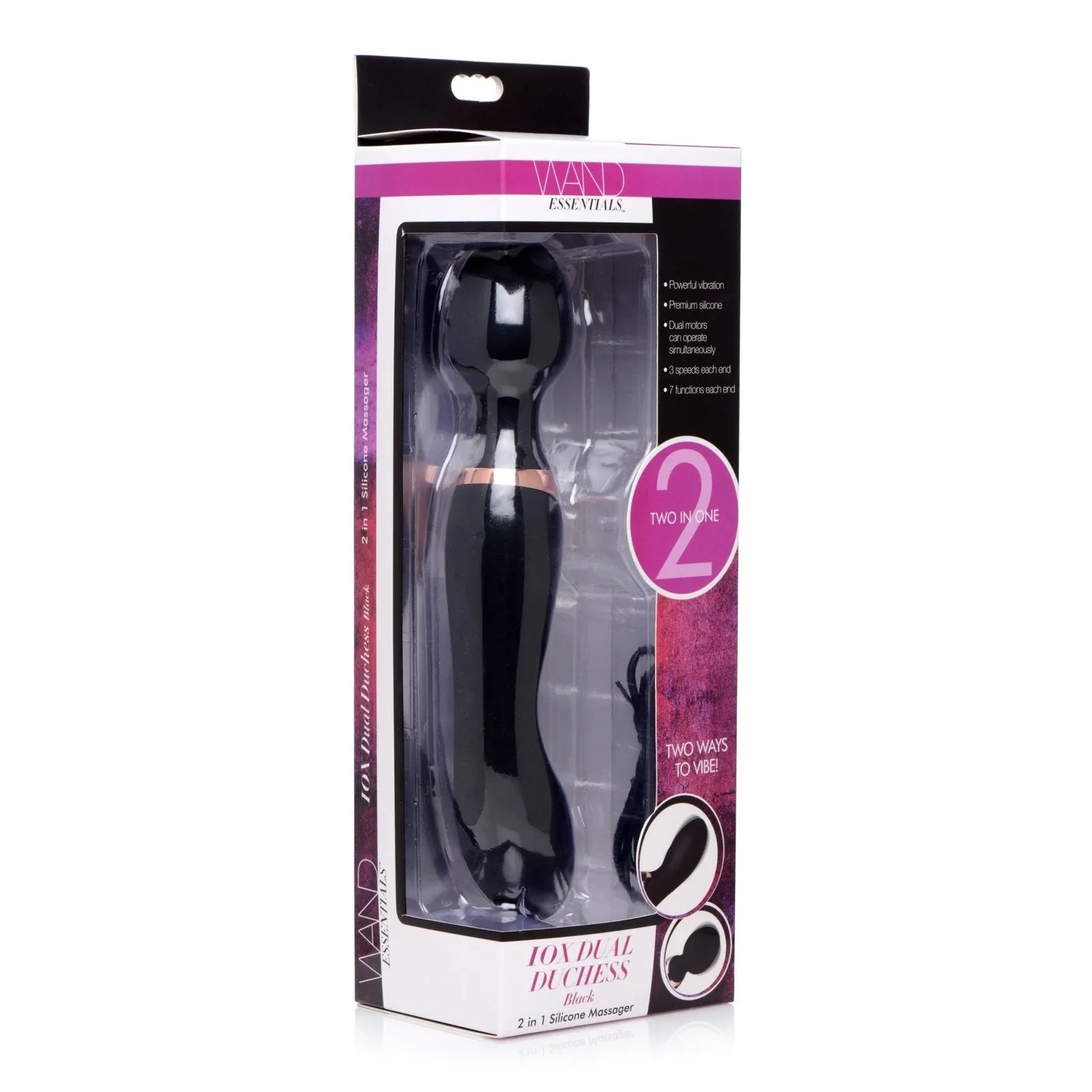 10x Dual Duchess 2-in-1 Silicone Massager