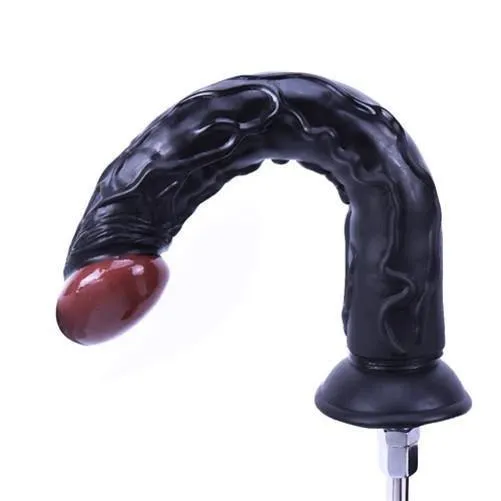 13.3 Inch Long Dildo(Black) Sex Machine Attachment