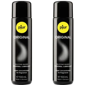 2x Pjur Original 100ml Concentrated Personal Lubricant Silicone Bodyglide Lube