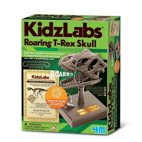 4M Kidzlabs / Roaring T-Rex Skull