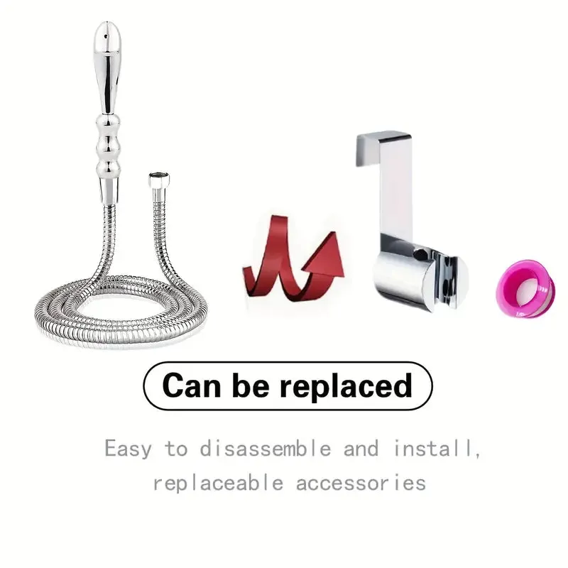 59inch Hose Shower Douche Enema Kit Deep Cleaning System With Regulator