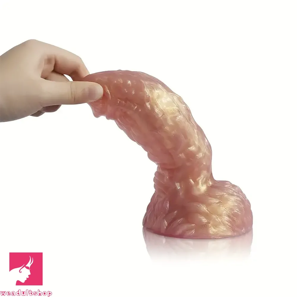 6.68in 8.07in 8.66in Gilded Pangolins Monster Soft Big Silicone Dildo