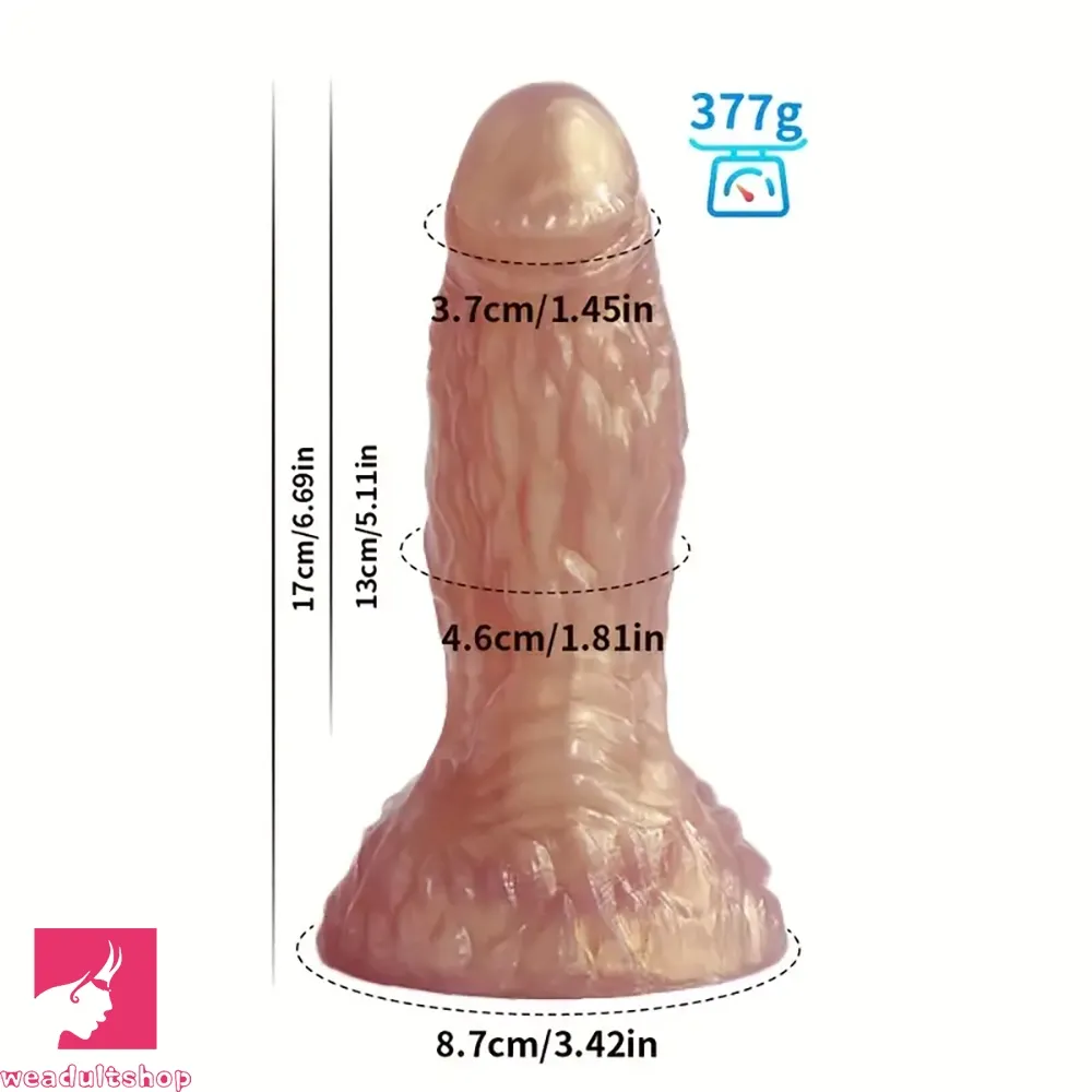 6.68in 8.07in 8.66in Gilded Pangolins Monster Soft Big Silicone Dildo