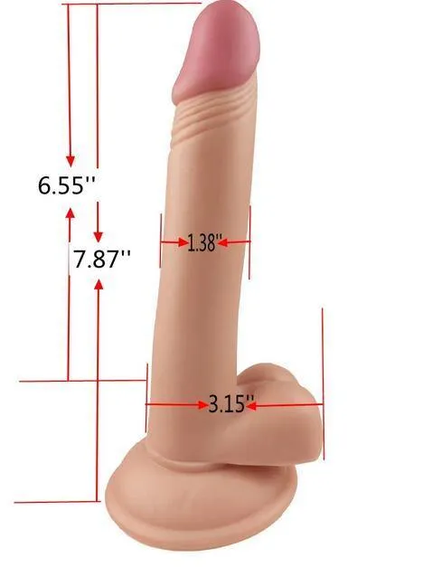 7.87'' Anal Dildo(Flesh)