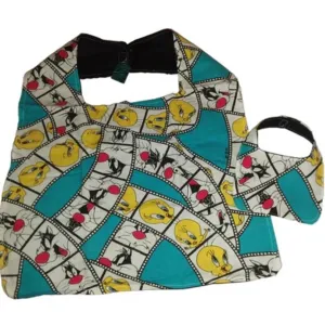 80'S Cartoon Stuffie & Me Adult Bib Set