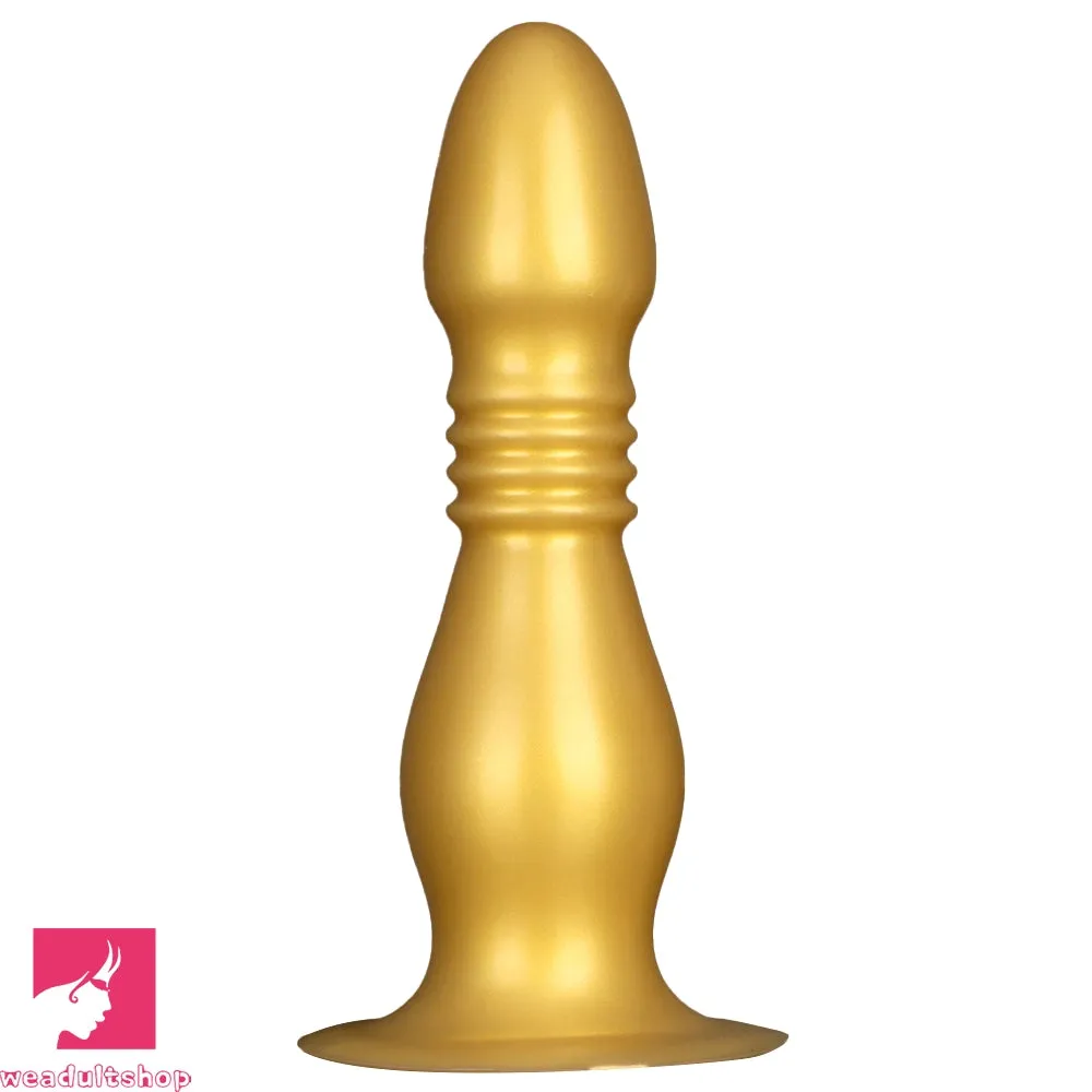 8.66in 12.2in Large Head Anal Dilation Silicone Soft Anal Plug Cock Dildo