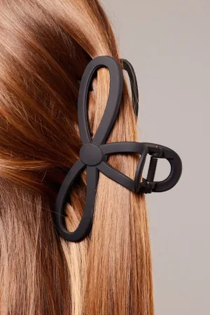 Black Geometric Shape Claw Clip