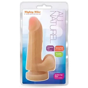 Blush Novelties - Mighty Mike Au Naturel Realistic Dildo with Balls 5.75 (Beige)