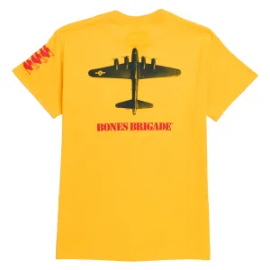 Bones Brigade OG Bomber T-Shirt - Gold