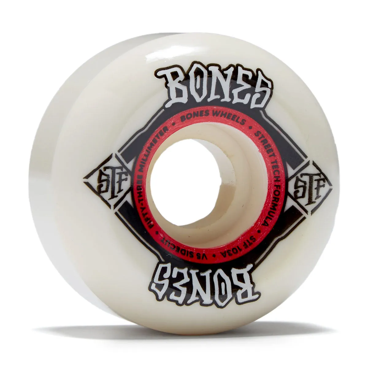Bones STF Wides 103a V4 Wide Skateboard Wheels - 53mm