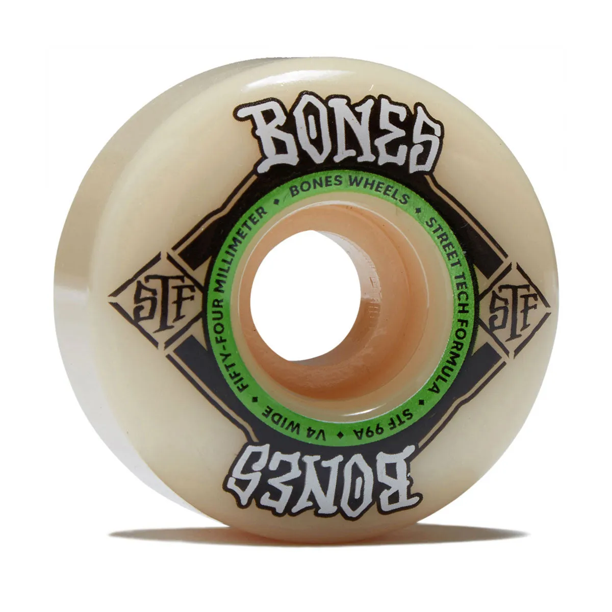 Bones STF Wides 99a V4 Wide Skateboard Wheels - 54mm