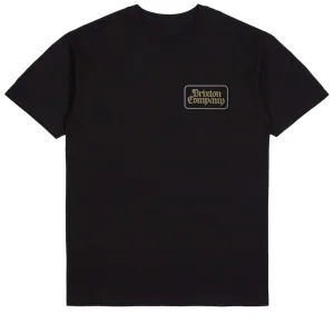 Brixton Norvell T-Shirt - Black Worn Wash