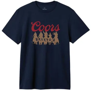 Brixton x Coors Bandit T-Shirt - Navy