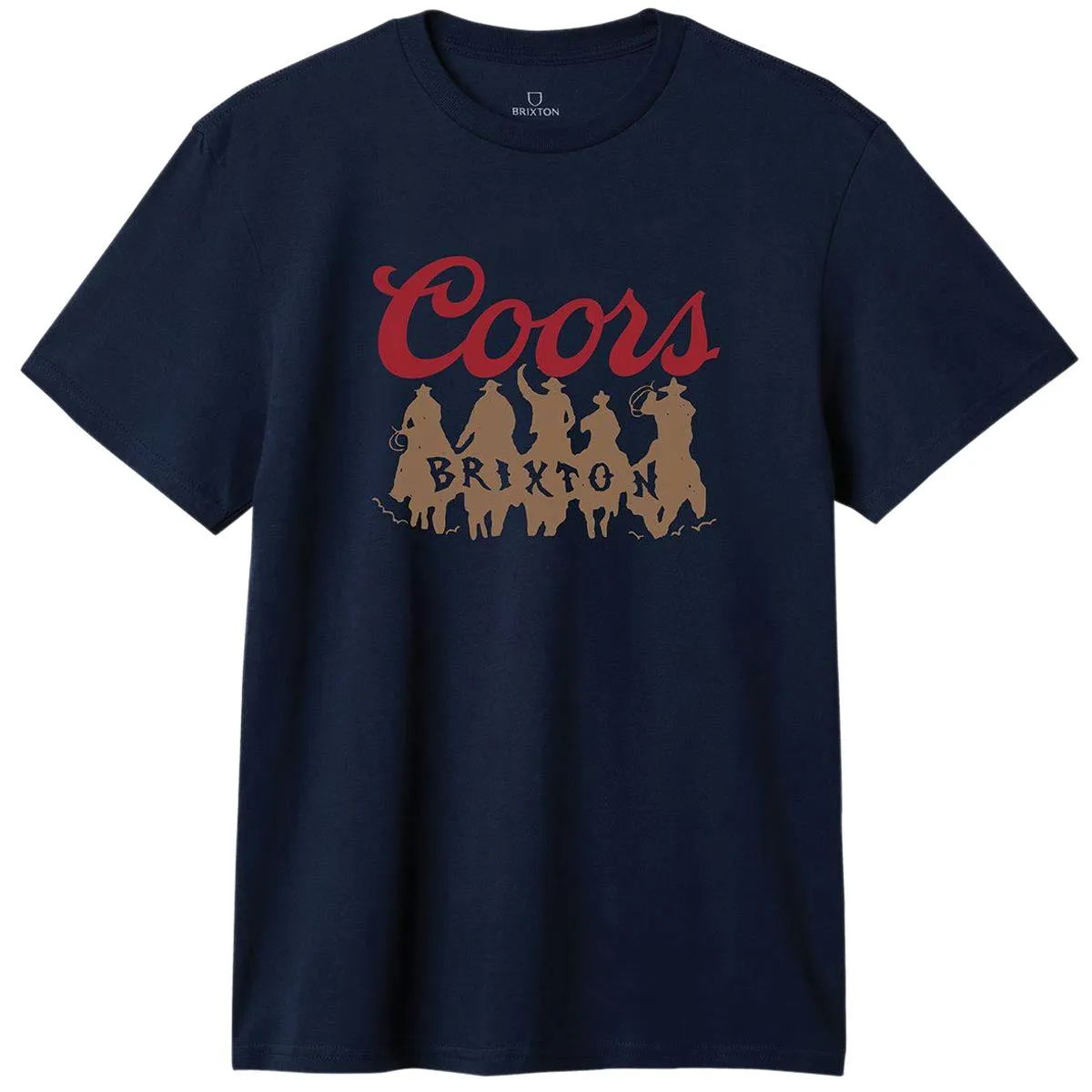 Brixton x Coors Bandit T-Shirt - Navy