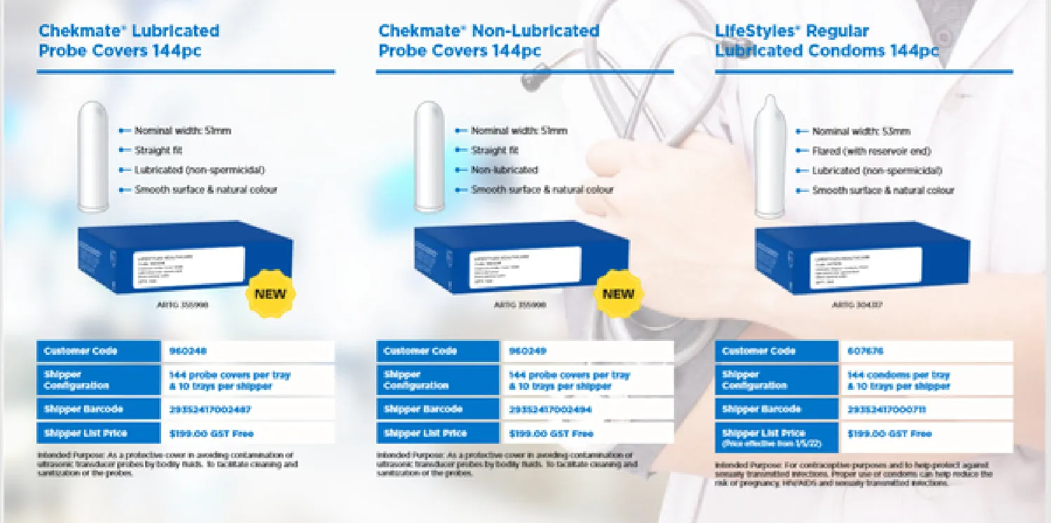 Chekmate Lubricated Probe Cover 144&#039;s