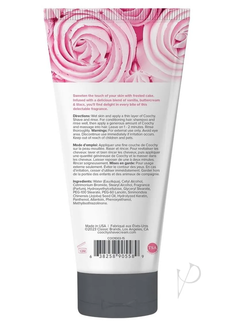 Coochy Shave Crm Frosted Cak .5oz Sample