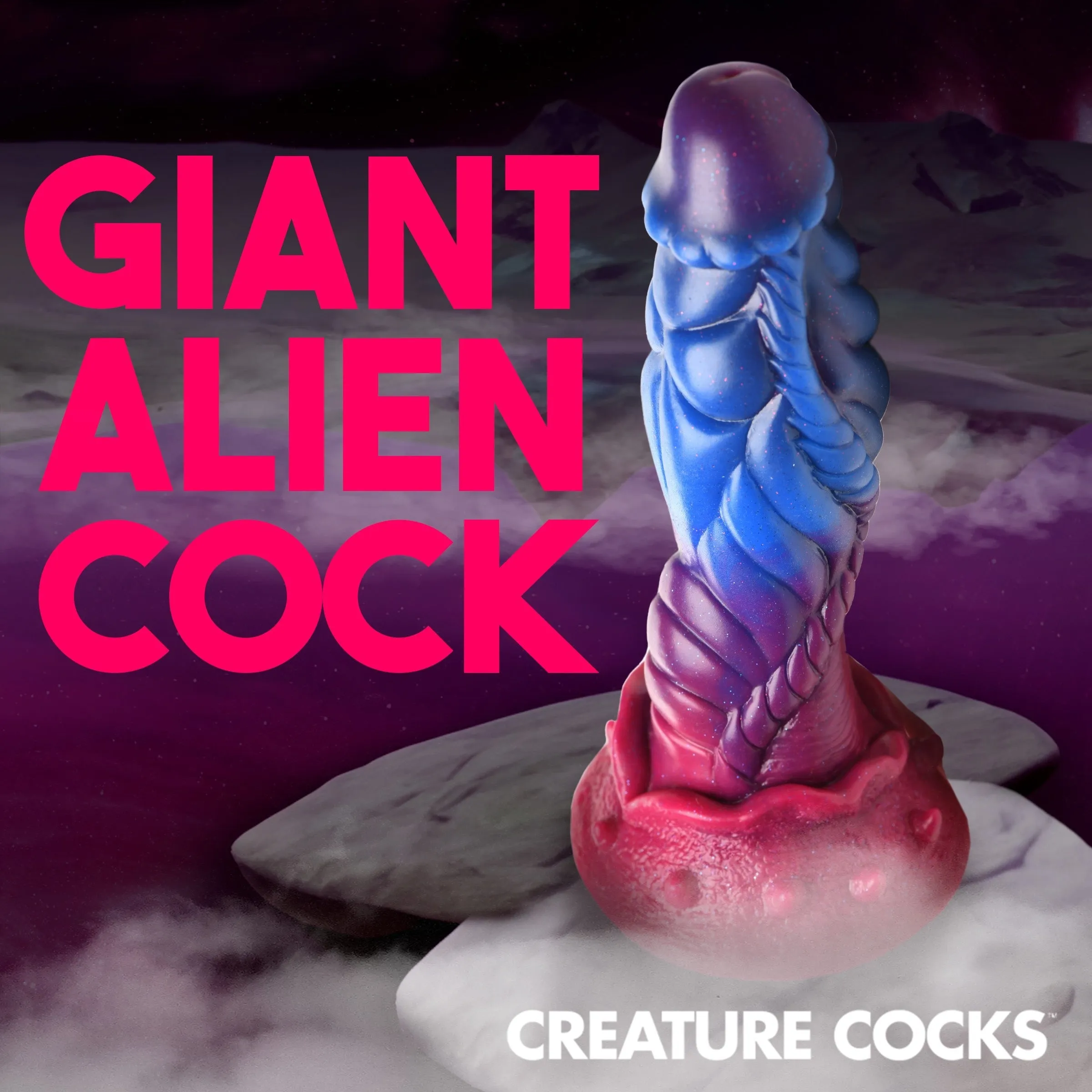 Creature Cocks Intruder Alien Silicone Dildo Large Suction Cup Sex Toy