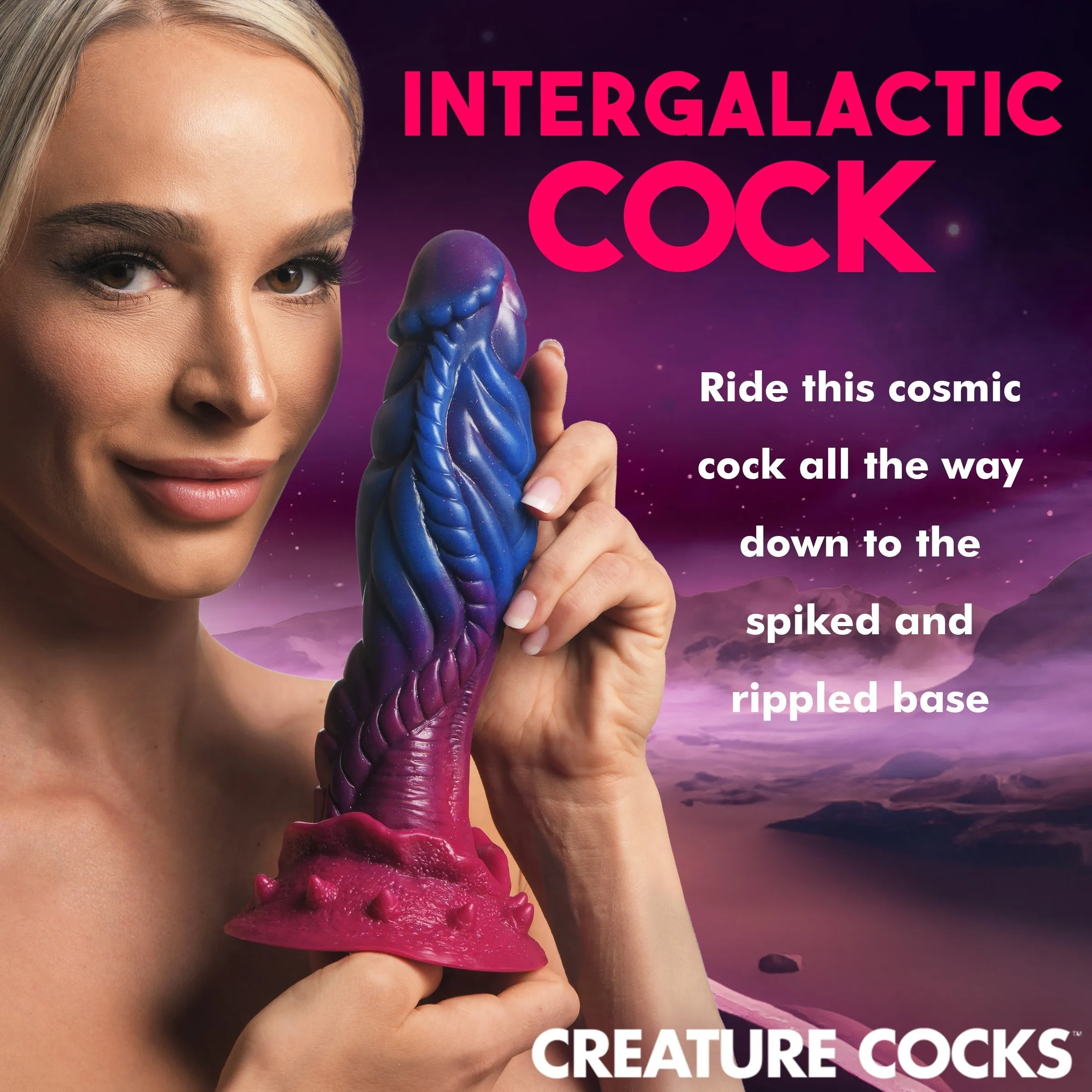 Creature Cocks Intruder Alien Silicone Dildo Large Suction Cup Sex Toy