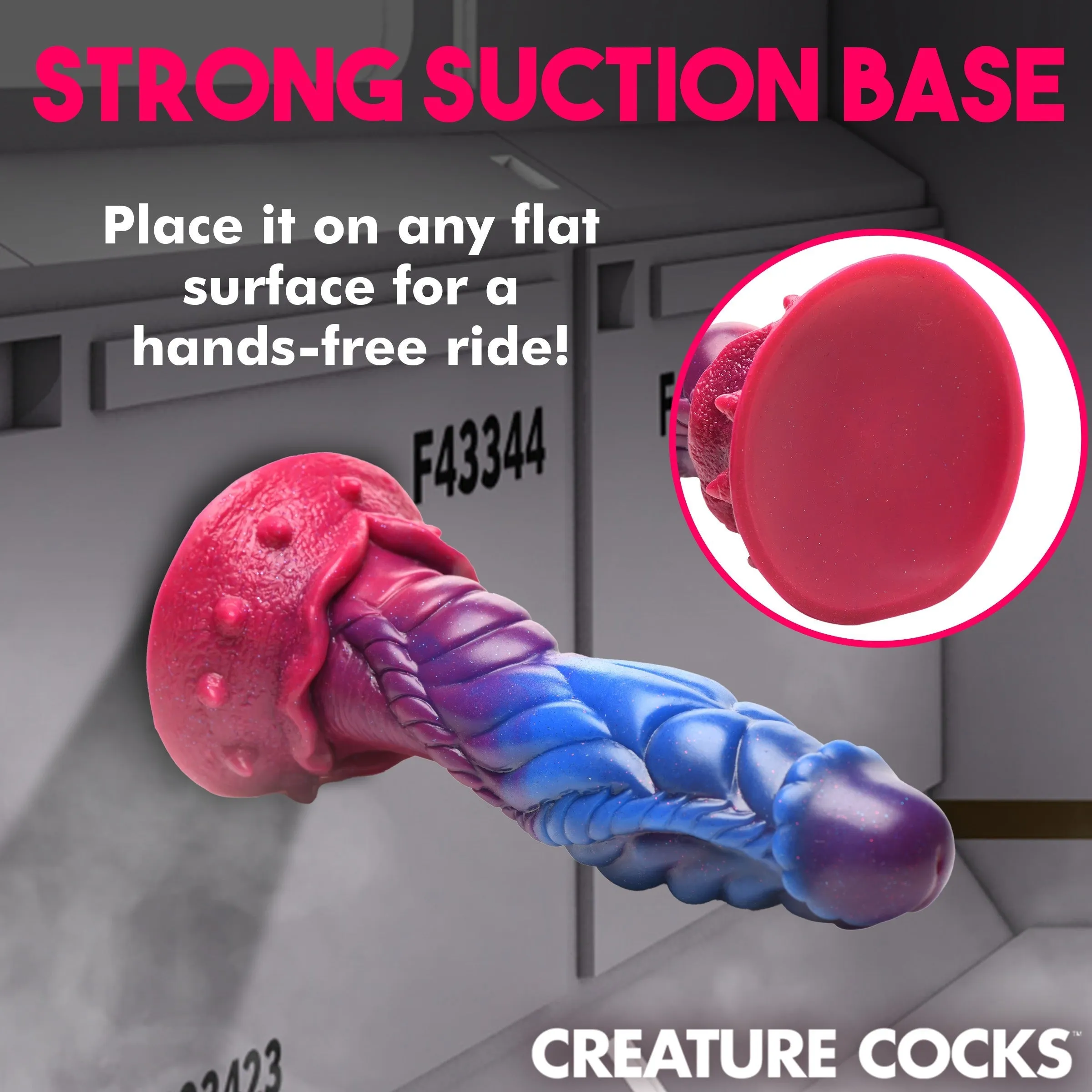 Creature Cocks Intruder Alien Silicone Dildo Large Suction Cup Sex Toy