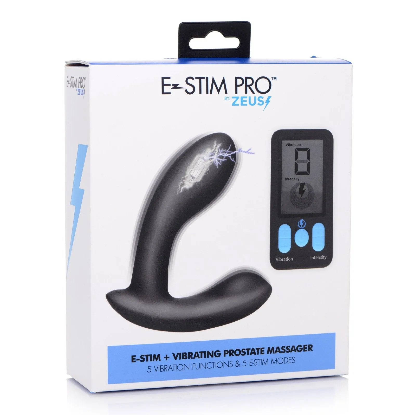 E-stim Pro Silicone Vibrating Prostate Massager With Remote Control