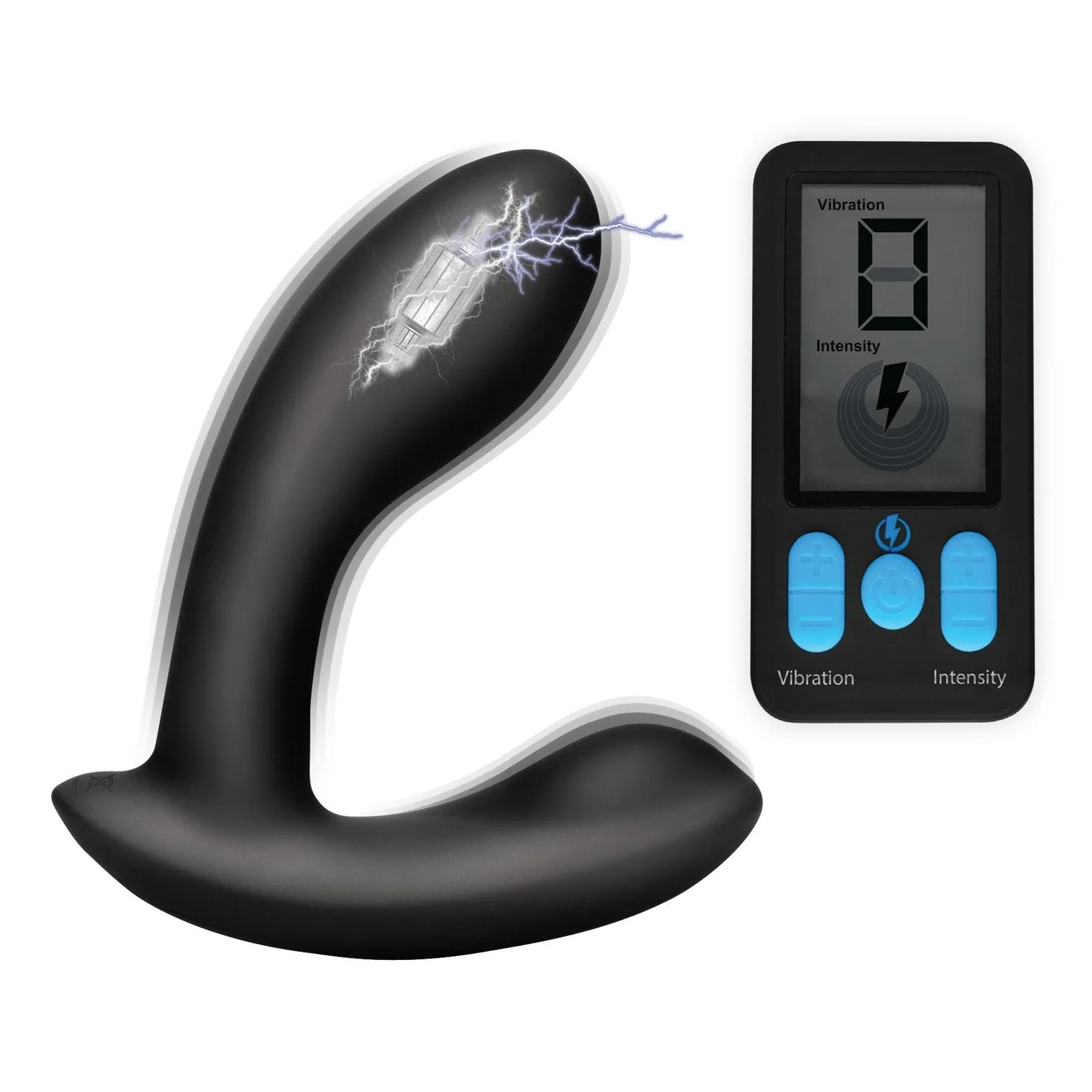 E-stim Pro Silicone Vibrating Prostate Massager With Remote Control