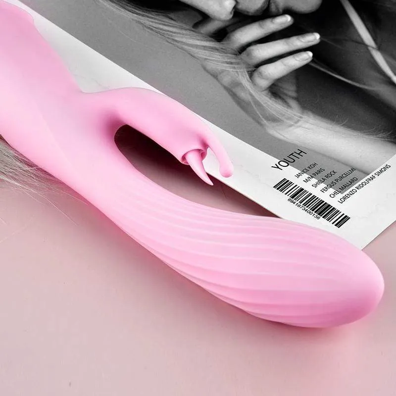 Erocome - Triangullum Vibraing Sucking Licking Rabbit Vibrator (Pink)