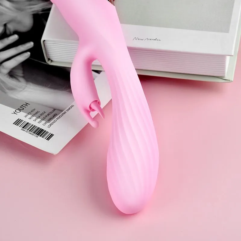 Erocome - Triangullum Vibraing Sucking Licking Rabbit Vibrator (Pink)