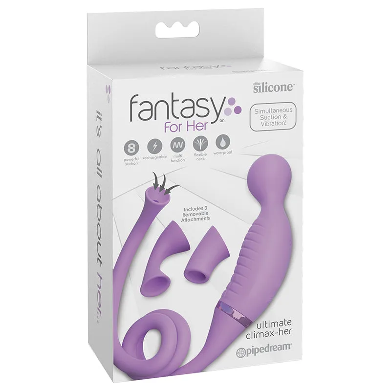 Fantasy For Her Ultimate Climax-Her Dual Stimulator Purple