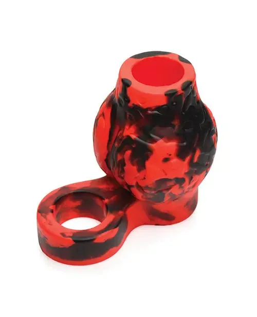 Fantasy Penis Sleeve Sex Toy for Men Hell Bound Penis Sleeve and Ball Stretcher - Large