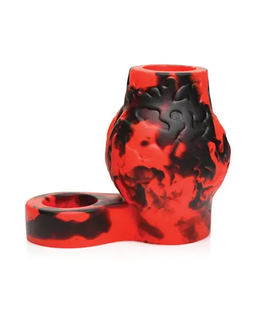 Fantasy Penis Sleeve Sex Toy for Men Hell Bound Penis Sleeve and Ball Stretcher - Large