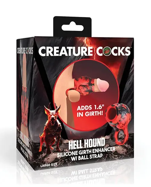 Fantasy Penis Sleeve Sex Toy for Men Hell Bound Penis Sleeve and Ball Stretcher - Large