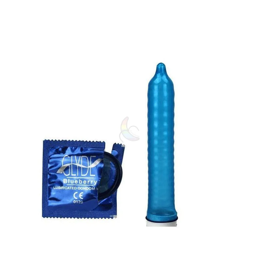 Glyde Organic Blueberry Flavored Condoms 🫐