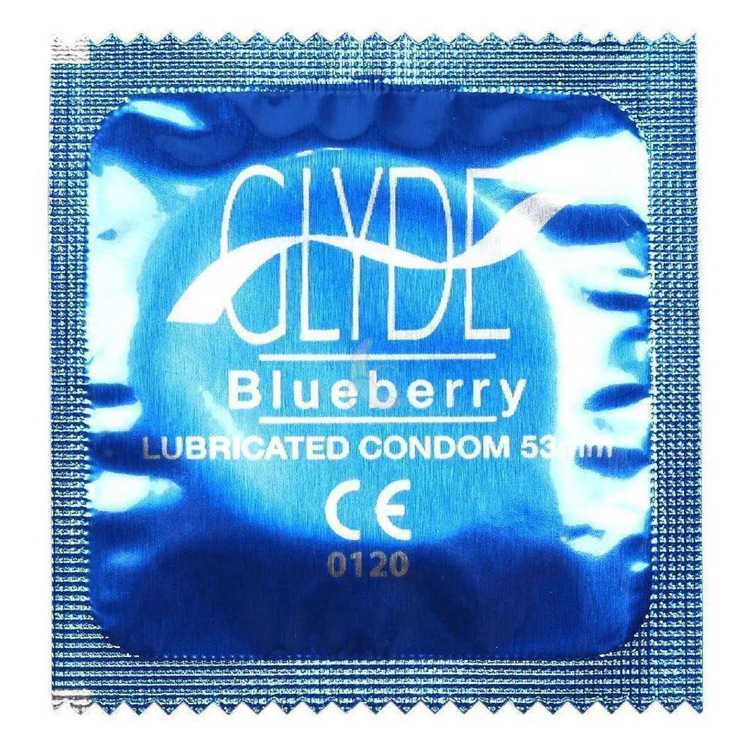 Glyde Organic Blueberry Flavored Condoms 🫐