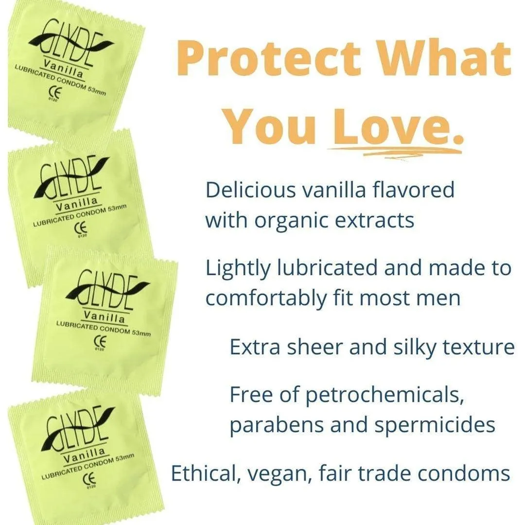 Glyde Ultra Vanilla Flavored Condoms 🍦