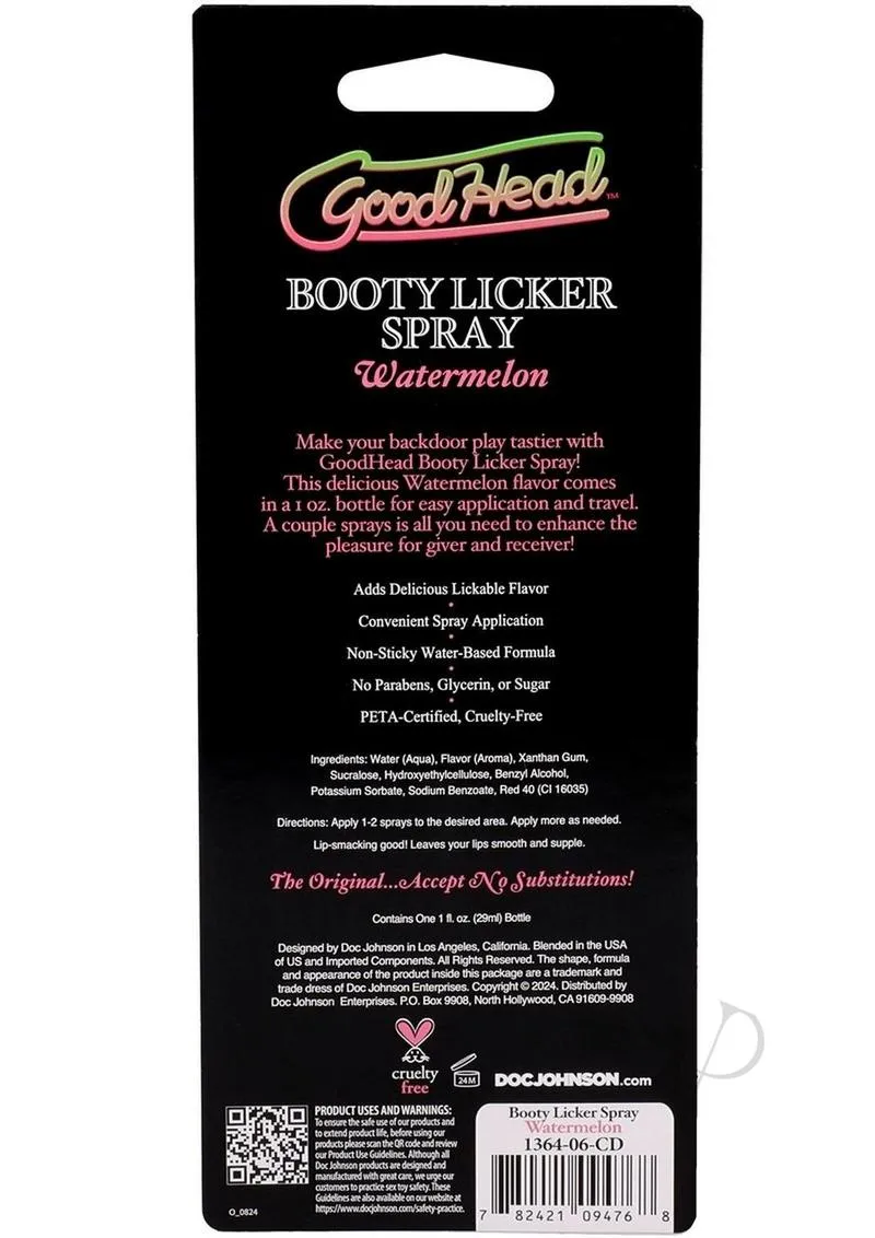 Goodhead Booty Licker Spray Watermel 1oz