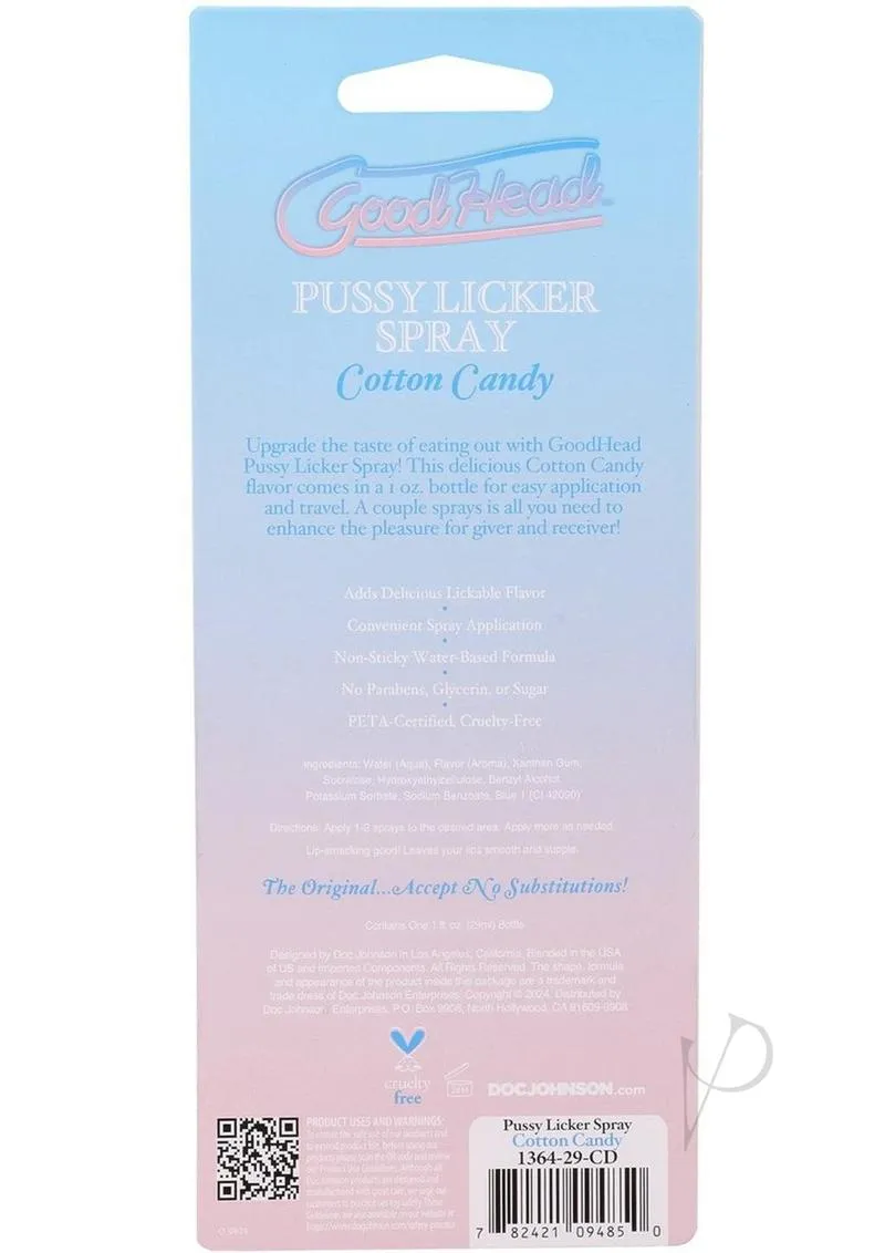 Goodhead Pussy Licker Spray Cotton 1oz