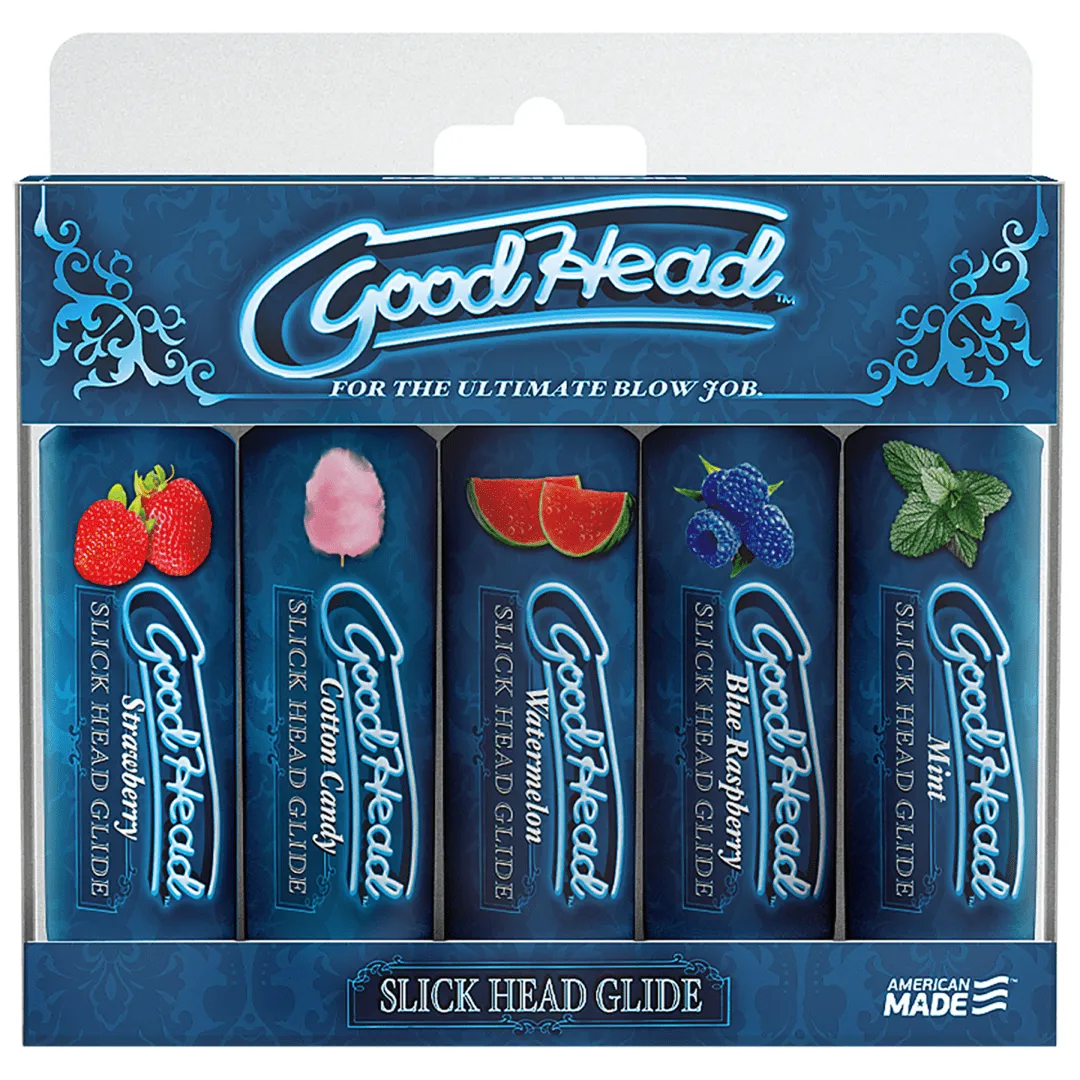 GoodHead Slick Head Flavored Glide 5 pack 1 oz