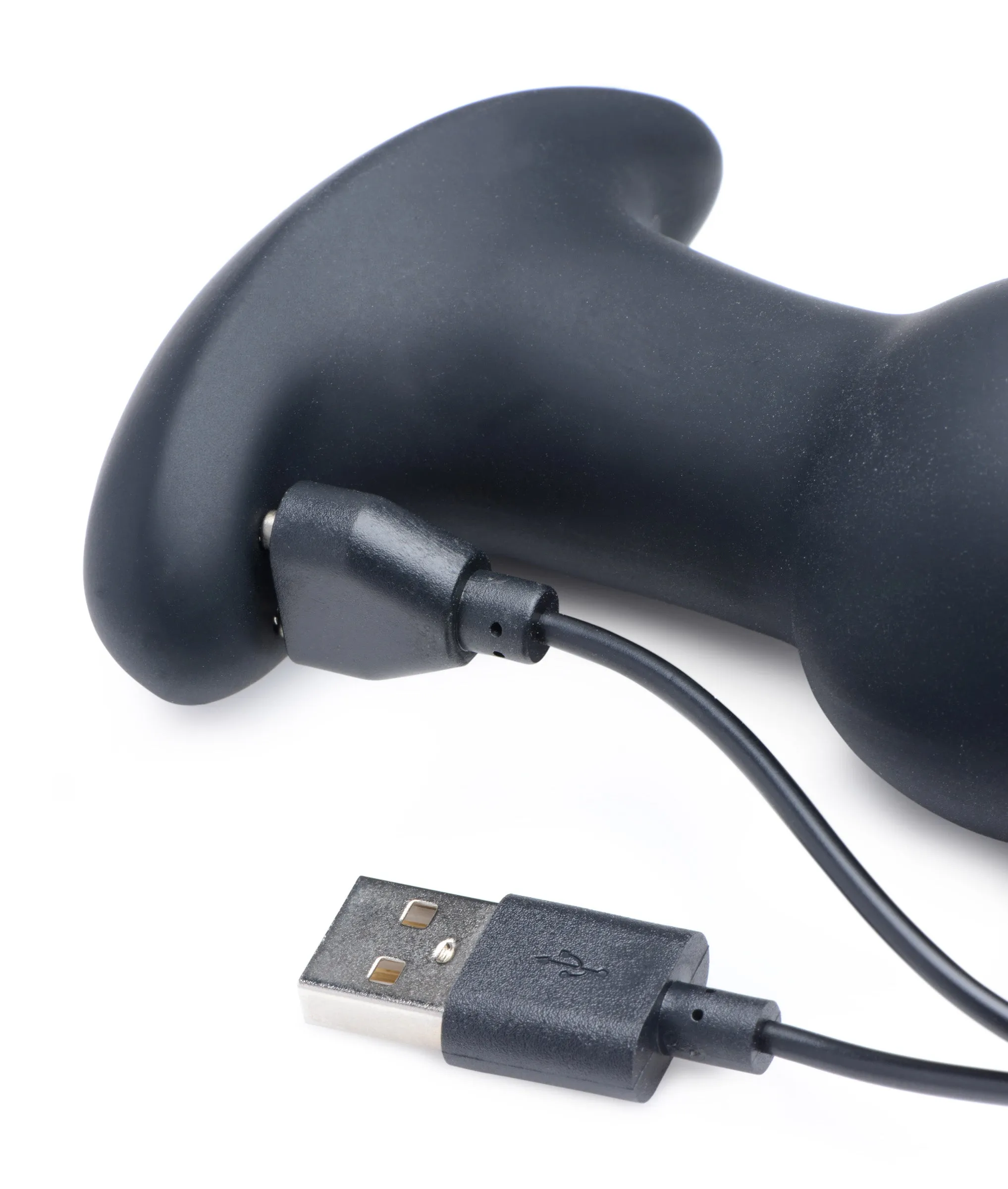 Gyro-m Curved Rimming Plug With Remote Control