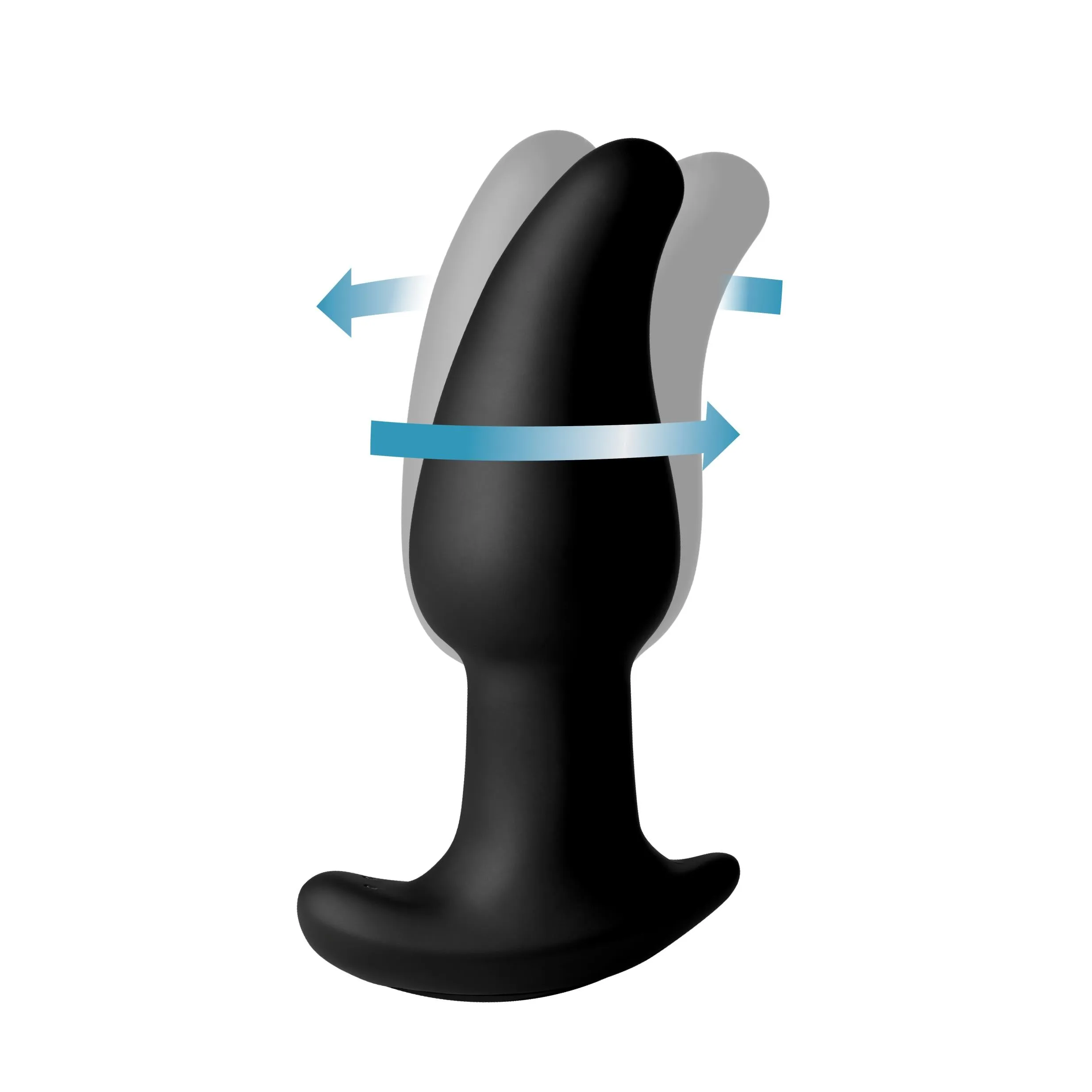 Gyro-m Curved Rimming Plug With Remote Control