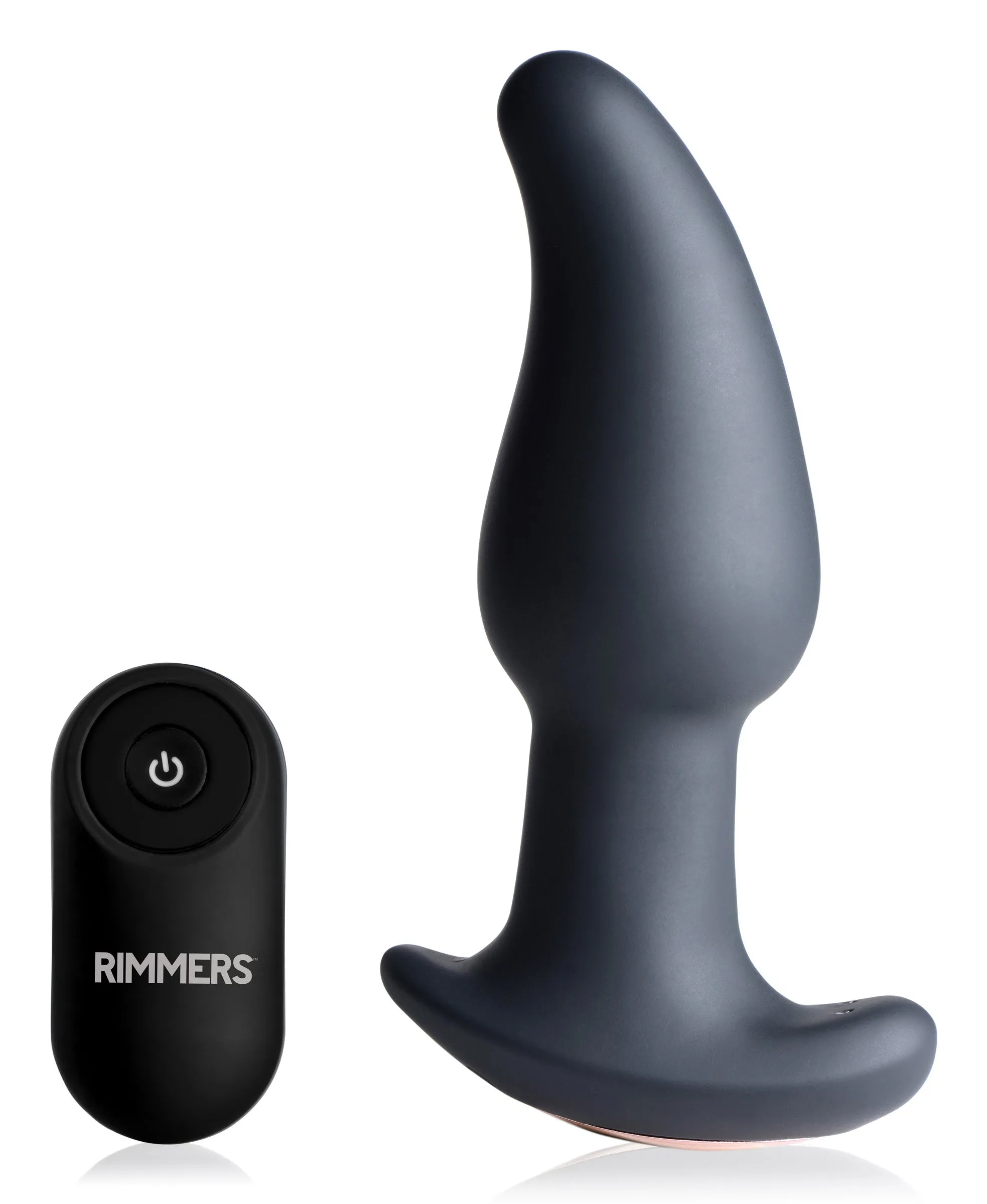 Gyro-m Curved Rimming Plug With Remote Control