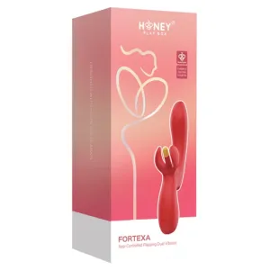 Honey Play Box Fortexa App-Enabled Flapping Dual Vibrator