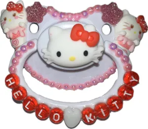 Kitty Cat Hand Crafted Deluxe Pacifier