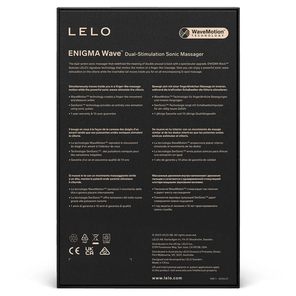 Lelo Enigma Wave Dual Stimulation Sonic Massager