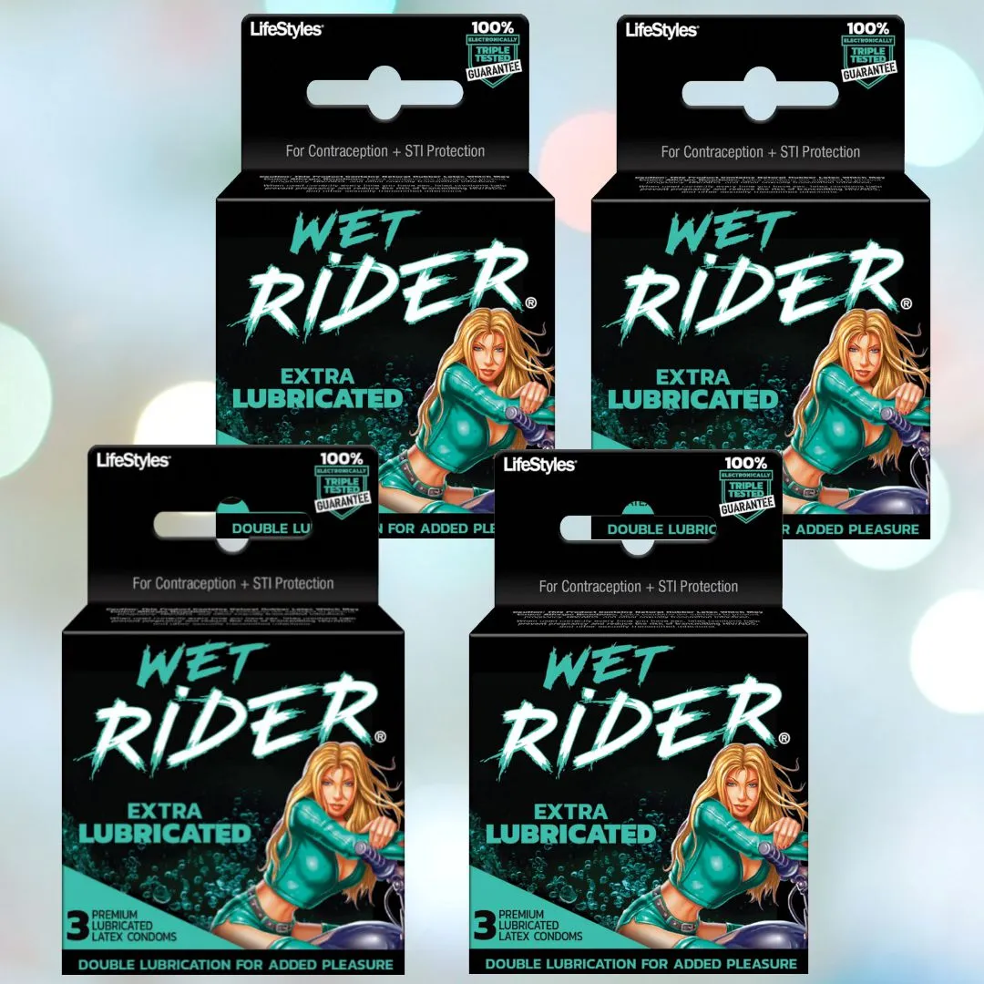 LifeStyles 'Wet Rider' Extra Lubricated Condoms
