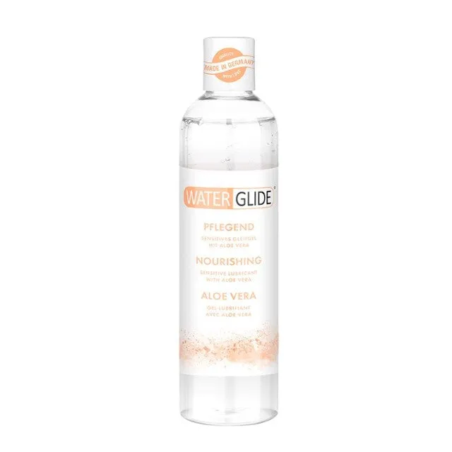 Lubrifiant gel Waterglide - Nourishing. cu aloe vera. foarte alunecos. pe baza de apa. 300 ml (PTS)