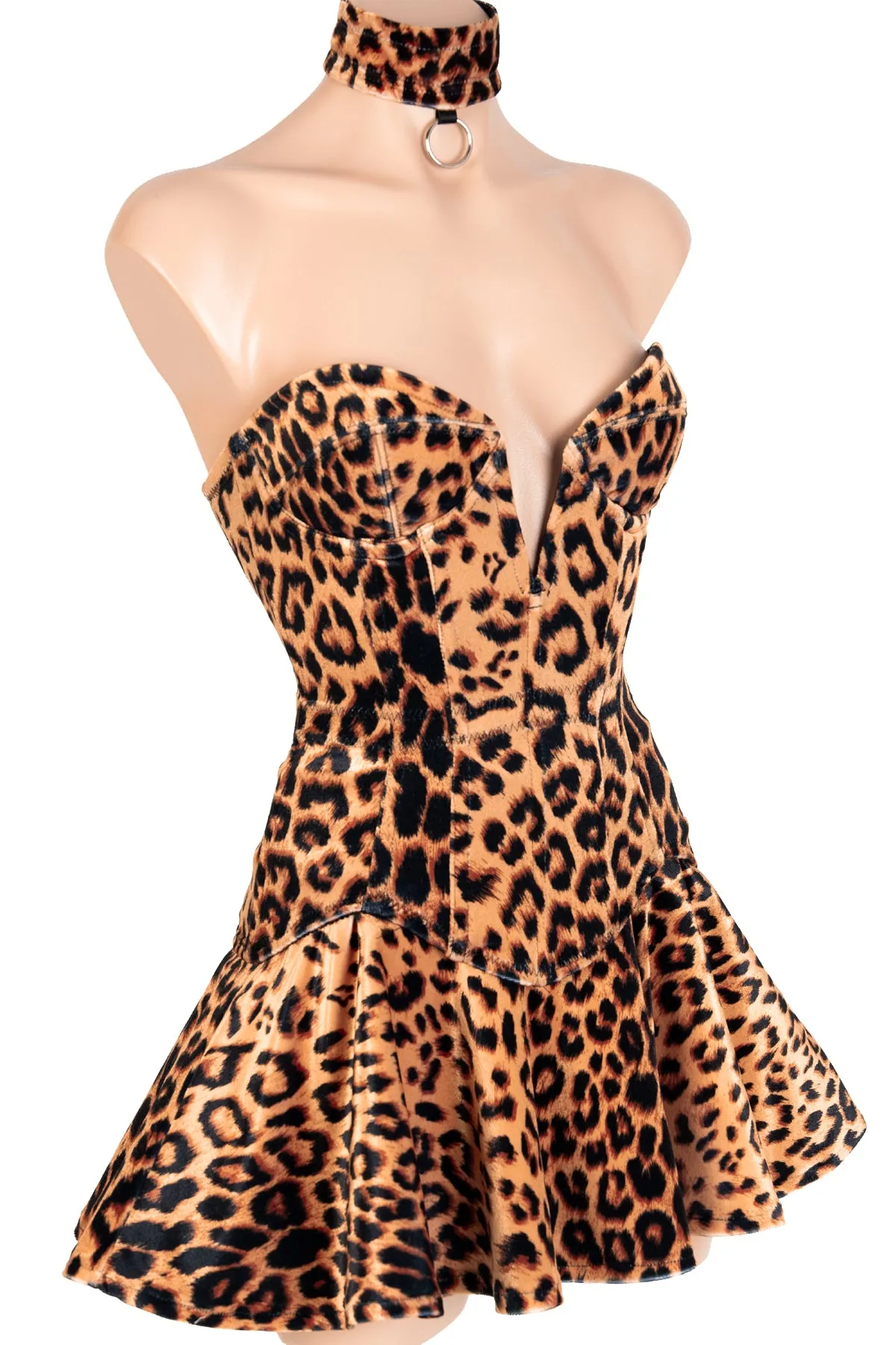 Naked Carousel Deep V Stretch Corset