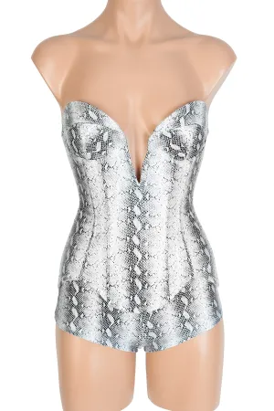 Naked Carousel Deep V Stretch Corset