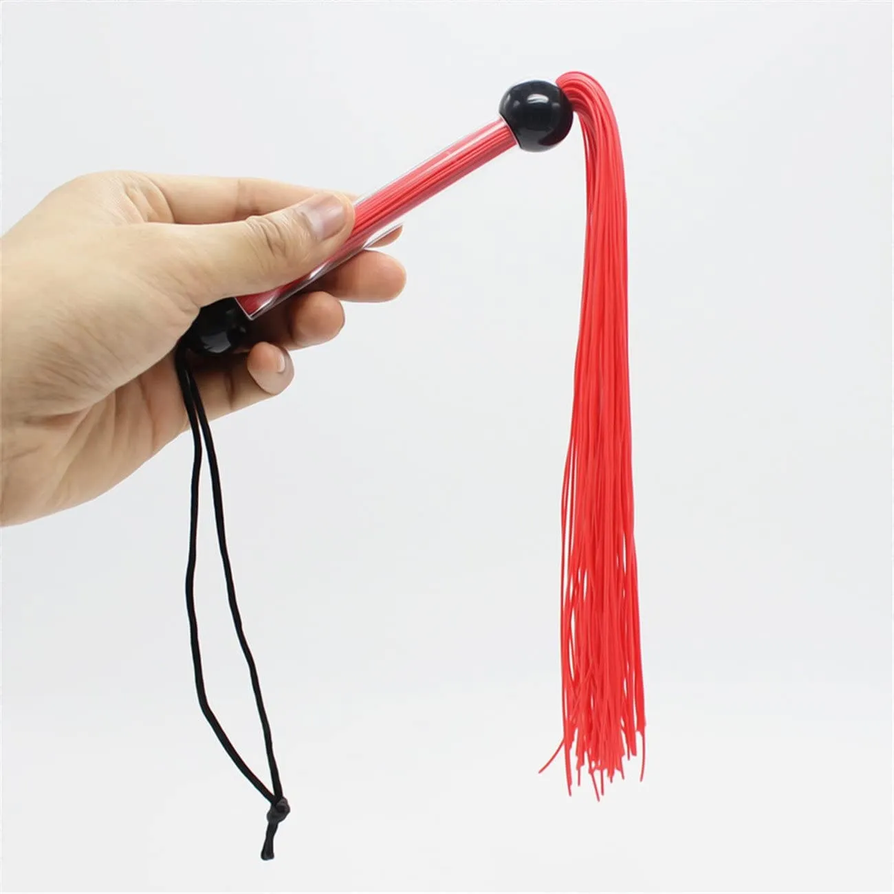 Naughty Toys Red Silicone Flogger 36CM