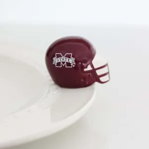 Nora Fleming Mississippi State Helmet Mini A322