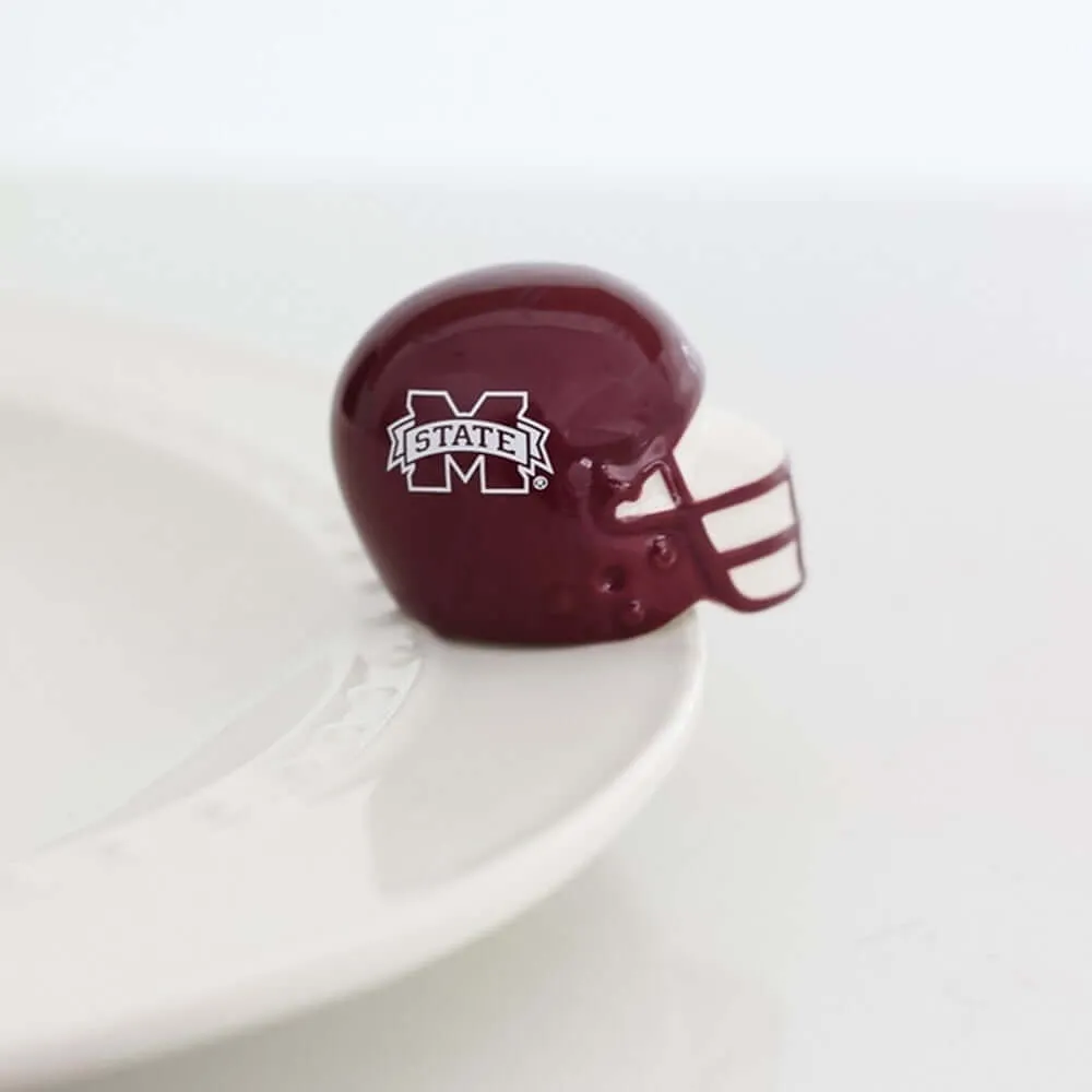 Nora Fleming Mississippi State Helmet Mini A322